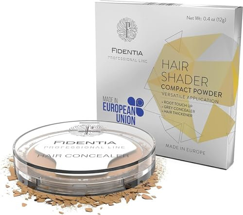 Fidentia Hair Shader 12g | Made in EU | Haar Concealer zur Haarverdichtung & Ansatzkaschierung - Hellblond