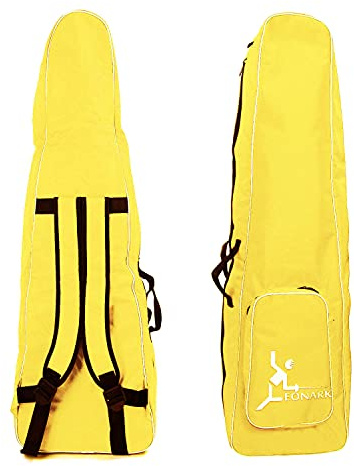 LEONARK Borsa portaoggetti per spada e attrezzatura foil - Zaino portatile per spada, tuta e maschera da scherma (Giallo)