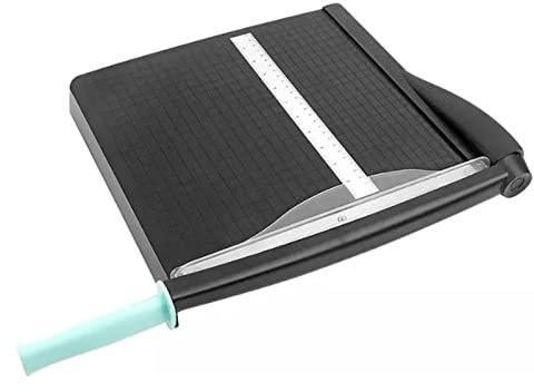 Papierschneider A4 Papierschneidegerät 12 Zoll Schnittlängen Tragbare Schneidemaschine mit Sicherheitsschutz Guillotine, Papier Cutter Trimmer für Hause Büro