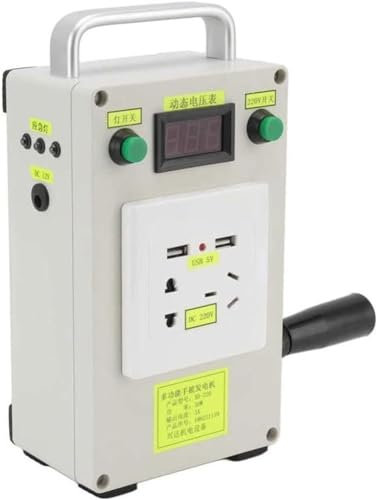 Generatore a manovella, Generatore portatile Generatore di emergenza esterno Generatore manuale Generatore multifunzionale Power Bank