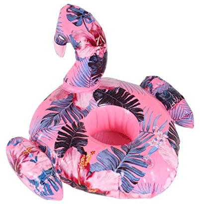 VICASKY Porta Cerveza Flamingo Inflable Tapete Flotante De Cerveza Colores Surtidos