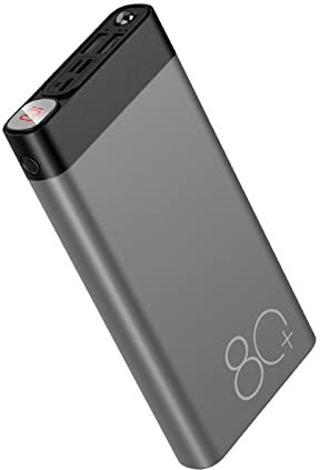 Power bank,portable charger,20000mAh LED display 2 USB ports,USB C input/output fast charging battery pack,mobile phone charger