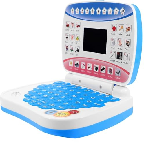 Laptop Educativo Para Niños | Computadora De Aprendizaje Temprano, Música Y Actividades, Juegos De Ficción Con Laptops, Juguete Para Niños En Edad Preescolar De 3 Años O Más