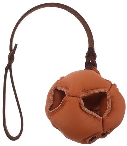 HEMOTON Hundträning Bite Ball hundträningsleksak Träningsleksaker för hundar små valpleksaker leksaker för små hundleksaker leksaker för hundar bettleksak hundträningskula Brown