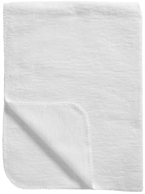 Meyco - Couverture pour bébé 100% coton fabriqué en Allemagne - Blanc - 75x100 cm - Oeko-Tex certification