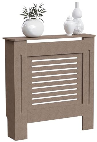 Vida Designs Milton radiatore Copertura Unfinished Moderno Non Verniciata MDF Armadio, Piccolo