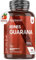 Guarana Pur 4800 Mg - 180 Gélules - Source Naturelle De Caféine, Vitamine C, E, A, B1, B2, Calcium - Complement Pre Workout Puissant, Alternative Au Guarana En Poudre & Café Régulier, Antioxydant