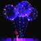 LED-Ballons, 10 Packungen, leuchtende Bobo Luftballons, 50.8 cm, transparente Helium-Luftballons, 15 Stück, Halloween, Party-Dekoration (bunt)