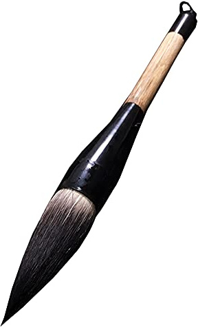 1 pennello da disegno con setole di lupo per calligrafia cinese Kanji giapponese Sumi Pennello per pittura a inchiostro