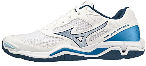 Mizuno Wave Phantom 3 Herren-Sneaker, Wht Darkdenim Bluejasper, 46.5 EU
