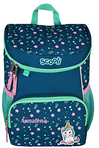 Mini-Me Kindergartenrucksack 3-6 Jahre mit Namen bedruckt | Motiv Tiere für Jungen & Mädchen | kleiner Rucksack mit Brustgurt gepolstert