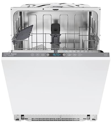 Candy Rapidò CI 3C6F0A, Lavavajillas Integrable 60 CM, 13 Servicios, Digital, Wi-Fi, 8 Programas, Indicador Tiempo y Sal, 46DB, Altura Cesto Superior Ajustable, Inicio Diferido