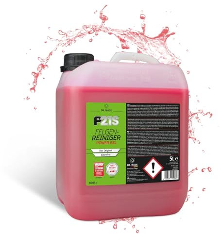 DR. WACK P21S Felgenreiniger Power Gel 5 Liter - Felgen-Spray mit Gel-Formel & Wirkindikator - Schnelle & schonende Reinigung - säurefrei & biologisch abbaubar - Hochwertige Autopflege