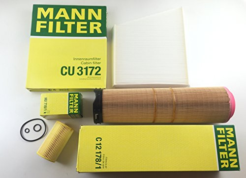 MANN-FILTER ÖLFILTER LUFTFILTER POLLENFILTER W211 S211 200 220 270 CDI E-KLASSE