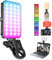 106 LED Selfie Handy Licht, 3000K–7000K 2200mAh Handylicht mit Clip & Kamera Adapter für Make-up/Vlogs/Fotografie/Streaming, 44 RGB Modi Dimmbare Tragbares Videolicht für Phone, iPhone, iPad, Laptop