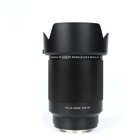 PUSOKEI Obiettivo AF 85mm F1.8 per Ritratti, Obiettivo Primario Full Frame con Messa a Fuoco Automatica E Apertura Ampia con Attacco E per Fotocamere Mirrorless A7III A7RIII A7SII A7II