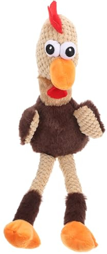 PENIKOKO Giocattolo da Mordere per Cani a Forma di Pollo, Giocattolo Interattivo Resistente e Leggero, per Addestramento e Gioco Domestico di Cuccioli
