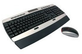 CyMotion Master Solar Ensemble clavier solaire et souris optique sans fil version française (AZERTY)