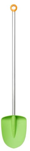 Fiskars Pala per bambini, Lunghezza: 91 cm, Testa in plastica/Manico in alluminio, Verde/Arancione, MyFirst Fiskars, 1001420