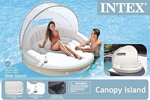 Intex Colchón Hinchable Isla canoply