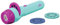 moses 38108 Kleine Diashow Projektor-Taschenlampe für Kinder, mit 24 Pferde Motiven und Namensübersicht , 1 Taschenlampe, 3 Bildscheiben, 3 Knopfzellen