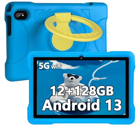 AOCWEI X700 Tablet 10 Pulgadas, Android 13 para Niños, 12GB RAM + 128GB ROM (512GB Ampliable), 5G WiFi, PC, Octa-Core, 6000mAh, 2.0GHz