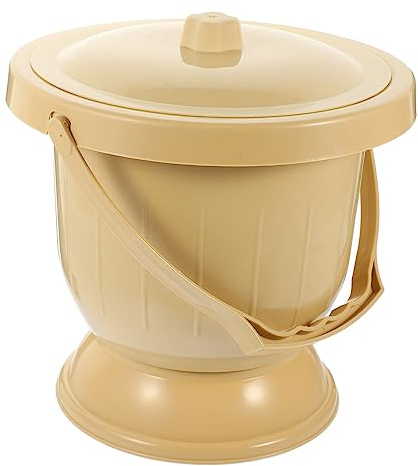 FOYTOKI 1pieza Bacinilla Para Adultos Orinal Portátil Asa Para Ancianos y Mujeres Embarazadas Material Resistente y Fácil De Limpiar