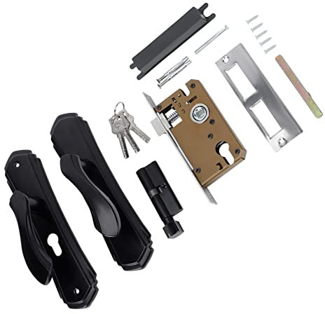 Veemoon Stummes Türschloss Mit Griffdesign Für Schlafzimmer Geräuschloser Türverschluss Im Europäischen Stil Aus Hochwertiger Legierung Für Langlebige Nutzung