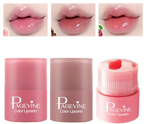 Yibaby Hydrating Lip Balm Set, Feuchtigkeitsspendende Lippenmaske, Lippencreme, Lipgloss, Lip Therapy | Feuchtigkeitsspendender Lippenpflegestift 3er Set