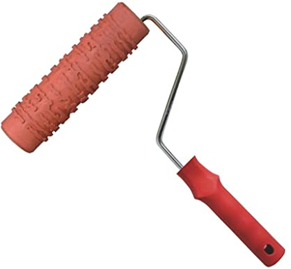 Aymzbd Muster Farbroller Prägung Farbwalze Dekorwalze Gummimaterial für malerei Holzgestaltung Bastelarbeiten Möbeldekoration, # 12 PR497