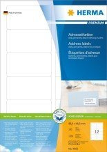 Herma Adressetiketten Premium A4, weiá 88,9x46,6 mm Papier matt 1200 St.