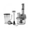 Karaca Mastermaid - Robot da cucina in vetro d'acciaio con frullatore lungo, 2500 W, Galaxy Grey