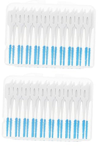 minkissy 80stücke Teiliges Elastische Interdentalbürsten Zahnpflege Zahnzwischenraumreiniger Praktisch Tragbar Für Zuhause Büro Reisen Schonend Und Langlebig Für Gründliche Zahnreinigung