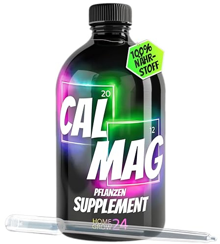 HOMEGROW24 CalMag Magnesio Calcio Abono para tomates de cáñamo y muchas plantas - Cal Mag Suplemento nutritivo para una fase óptima de crecimiento y floración