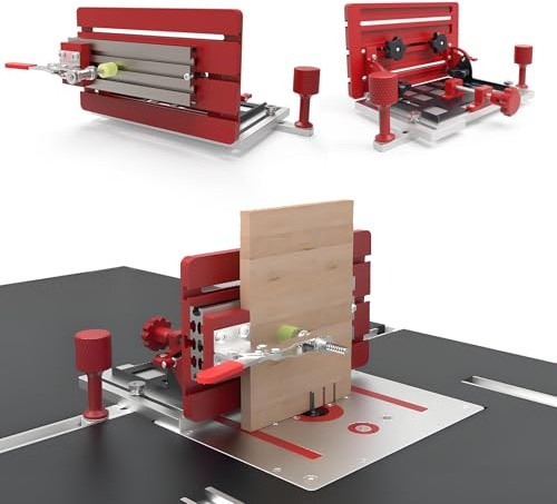 Chariot De Fraisage Pour Tables De Toupie, Coulisseau Multifonction Avec Poignée Ronde, Coulisseau De Précision Pour Scies Circulaires Sur Table Dégauchisseuses - Serre-Joints Réglables