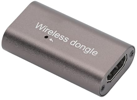 SUNGOOYUE Kabelloser Display-Adapter, 1080P-Bildschirmspiegelungsempfänger für TV-Projektor-Monitor, Plug-and-Play, mit Miracast DLNA-Unterstützung, für Mac Smartphones Tablets