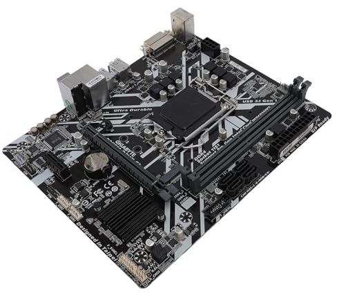 YUKERMARB Placa base B365M D2VX SI, placa base M ATX DDR4 de doble canal DDR4 2666MHz 32GB Max LGA 1151 Socket para CPU de 9ª 8ª generación con ranura DVI GbE LAN M.2 PCIe 3.0