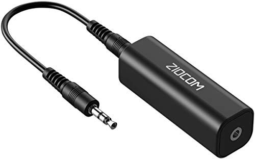 ZIOCOM Entstörfilter, Ground Loop Isolator für Heim Stereo System/Bluetooth-Lautsprecher, Audio Filter mit 3.5 mm Audiokabel, Audio Isolator, Filter Noise, Entstörfilter Klinke