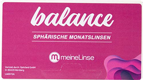 meineLinse balance sphärische Monatslinsen 6er|Dp:-3.25Bk:8.60Dm:14.00