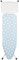 Brabantia - Ironing Board B - with XL Steam Unit Holder - Medium & Foldable - Adjustable Height - Non-Slip Rubber Feet Cotton Cover - Child & Transport Lock - Fresh Breeze - 124 x 38 cm