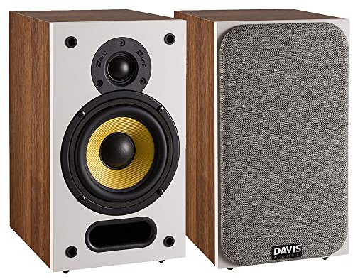Davis Acoustics Ariane 1 Noyer (Walnut) - Paire d'enceintes étagère 2 Voies/2 Haut-parleurs