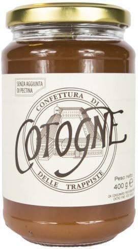 Confettura di Cotogne - 400g | Fatta a Mano dalle Monache Trappiste di Vitorchiano | 54% Frutta | Naturale, Artigianale, Senza Conservanti