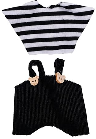 Fashion Doll Clothes Outfit Set Soft Fabric Costume Accessories for Pretend Play Indoor Outdoor (C, A)