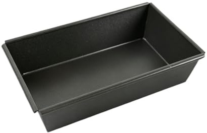 Genérico Bandeja cuadrada de aluminio for pizza de plato hondo de 10-14 pulgadas, bandeja grande for hornear for pizza casera de plato hondo(12x8 inch-A)