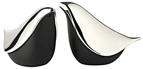 EDZARD set spargisale e spargipepe Dove – 6 cm, placcato in argento pregiato, design elegante, antiossidante