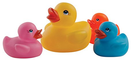 UMKYTOYS Bath Duck Family Set Bath toys for kids children rubber ducks for the bath