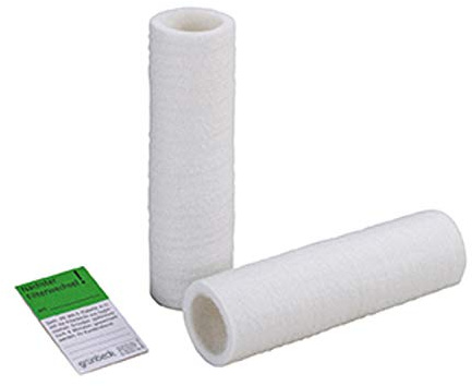 GRÜNBECK - GENO-EFK 50 µm Filterkerzen Größe 2 | Set aus 2 auswechselbaren Ersatzfiltern | 2 x Filterkerzen aus hochwertigem Polyestergewebe für zuverlässigen Schutz