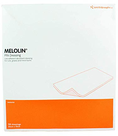 ST JOHN Ambulance MELOLIN Gepolsterte Kompressen, 10 x 20 cm, 100 Stück
