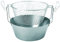 Artame ART23226 – Friteuse inox traditionnelle dite friteuse du Nord fond thermique et panier acier étamé - Ø 26cm, 3.6l