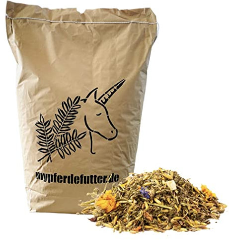 mypferdefutter Pferdemüsli vital mit Hanfsamen und Brennnessel - 13kg - 100% Natur PUR ohne Zusätze und Melasse - besonders schmackhaftes Pferdefutter